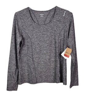 Reebok Sport Athletic Top Long Sleeve Slim Women Moisture Management XL